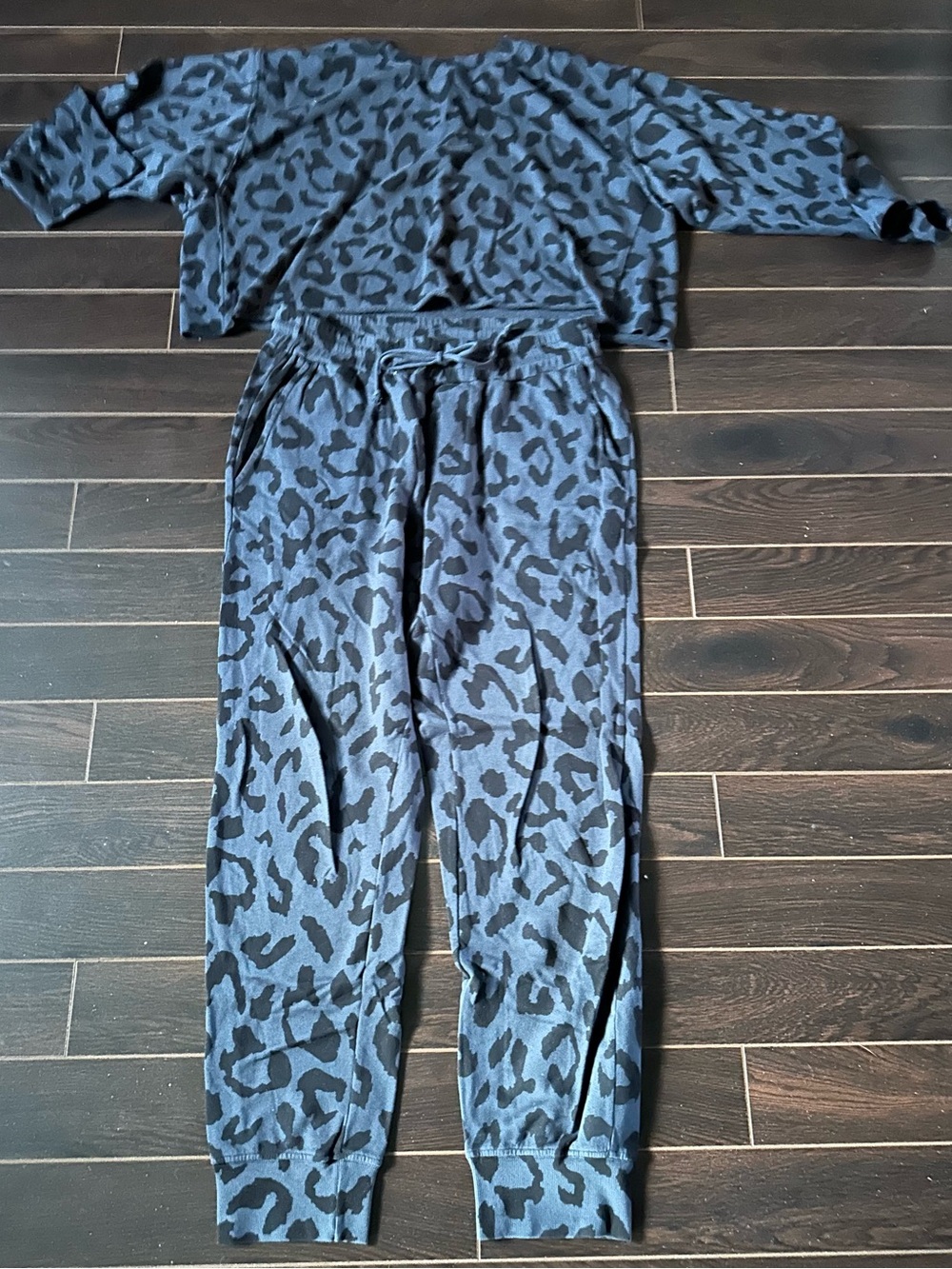 ANTHROPOLOGIE Velvet by Graham & Spencer Sweatshirt and Matching Sweatpants - M